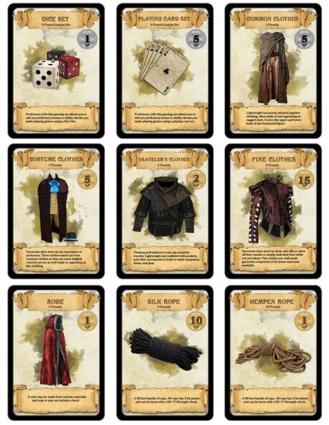 Dnd maguc cards
